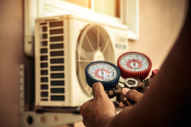 Professional Hvac Installation technician working in Rex, NC